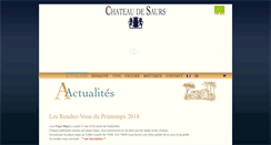 Desktop Screenshot of chateau-de-saurs.com